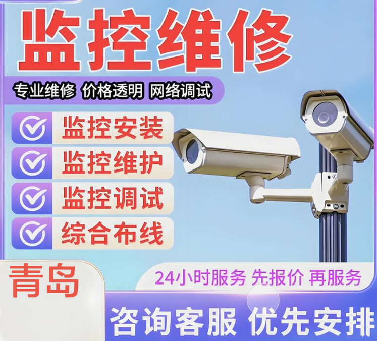 監(jiān)控系統(tǒng)攝像頭安裝，維修上門